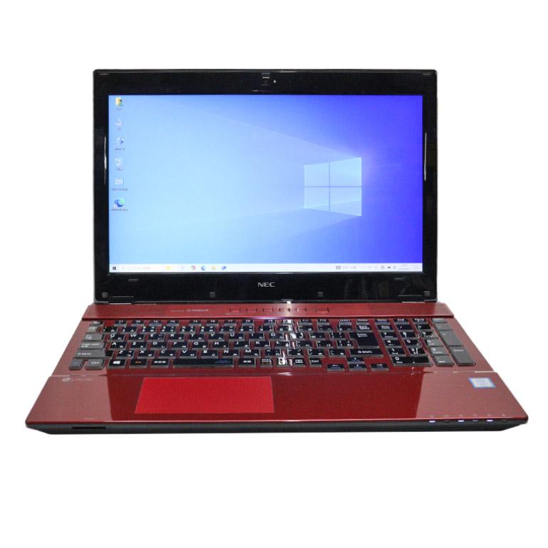 LaVie あすつく ノートパソコン NEC NS750/G レッド Windows10 LaVie あすつく ノートパソコン NEC NS750/G レッド Windows10
