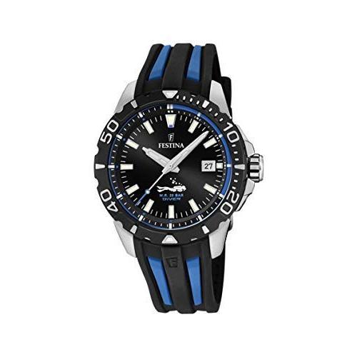 フェスティナ 割り引き 腕時計 F20462 4 メンズ ●送料無料● ブラック 正規輸入品