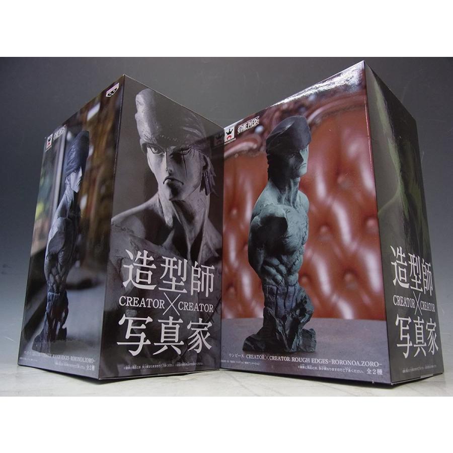 おトク情報がいっぱい Creator Creator フィギュア 全2種セット ワンピース Edges Roronoa Zoro Rough その他