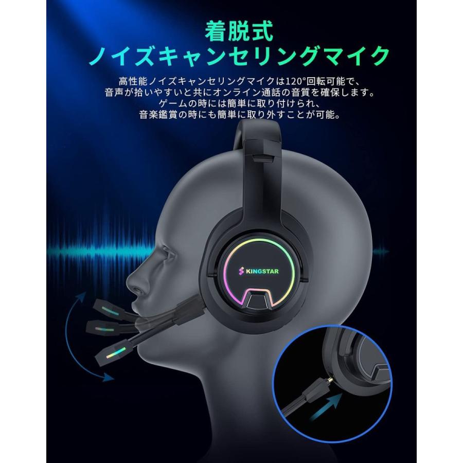 世界の ゲーミングヘッドセット ワイヤレスヘッドホン Kingstar Bluetooth 5 0 イヤホン 22時間連続使用 低遅延ゲームモード ヘッドホン Hakunamatatagrill Com