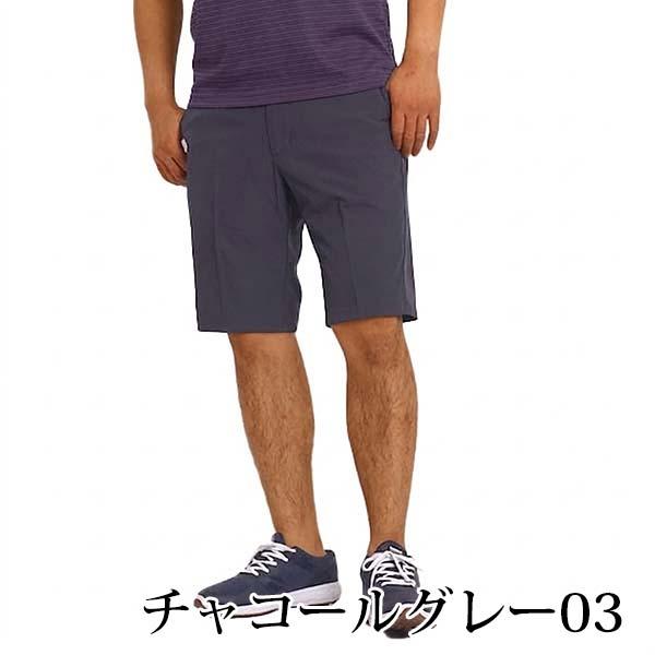 接触冷感 ゴルフウエア メンズ ハーフパンツ ゴルフパンツ 軽量