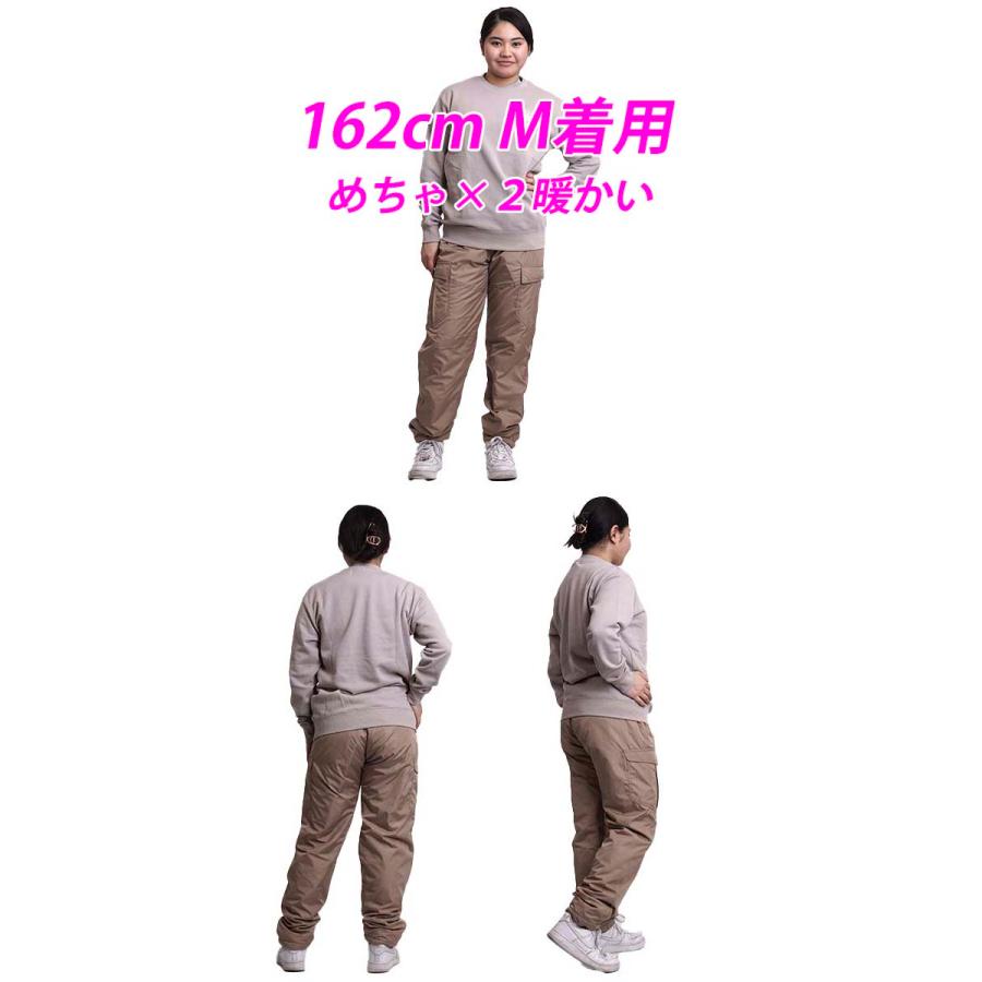 釣り フィッシングウェア メンズ 防寒パンツ ゆったり 裏ボア カーゴパンツ プロバスガイド 西島高志 フィッシング 川釣り 池釣り 暖パン 裏起毛ズボン 秋冬｜jyougeya｜16