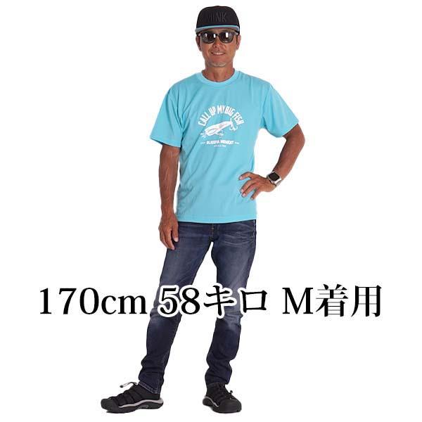 tシャツ メンズ 半袖 メッシュ 釣り フィッシング 琵琶湖バスフィッシングプロガイド 西島高志 FISHING GEAR GUEST-ONE ゲストワン 夏 g01002｜jyougeya｜08