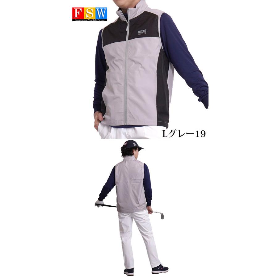 ゴルフウェア メンズ ベスト ゴルフ 防花粉 ノースリーブ