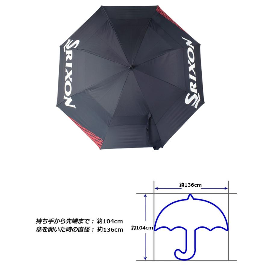 Srixon Double canopy UMBRELLA ダブルキャノピー アンブレラ 12118461 傘 雨対策 USA直輸入品