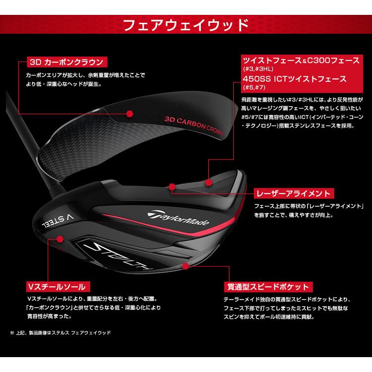 TaylorMade テーラーメイド ステルス フェアウェイウッド メンズ TaylorMade テーラーメイド ステルス フェアウェイウッド メンズ