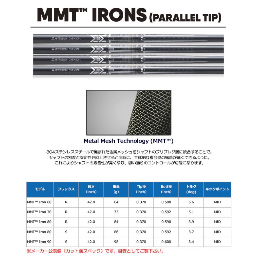 三菱ケミカル Mmt Irons Parallel Tip アイアン用シャフト単体 42inch 370tip Usa直輸入品 Jypers ジーパーズ 通販 Paypayモール