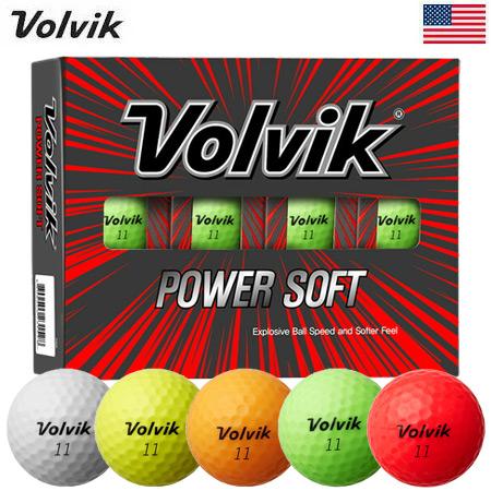 Volvik POWER SOFT ゴルフボール ボルビック パワーソフト 1ダース 12球 USA直輸入品