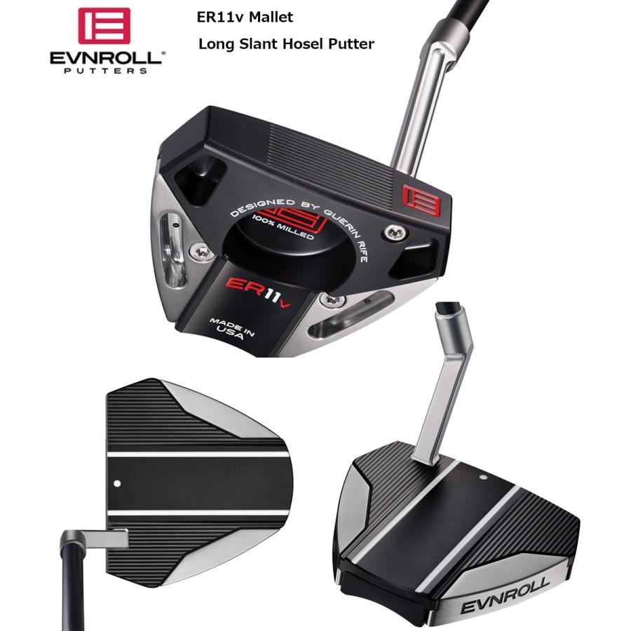 イーブンロール ER11v Mallet Long Slant Hosel Putter ロングスラント