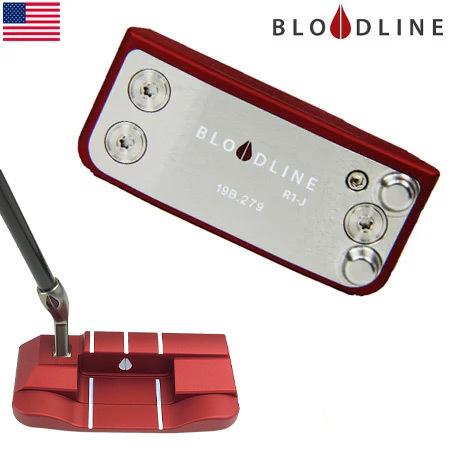 BLOODLINE R1-J 自立式パター ブレード型 ショートスラントネック 34inch オリジナルカーボンシャフト USA直輸入品 ブラッドライン パター