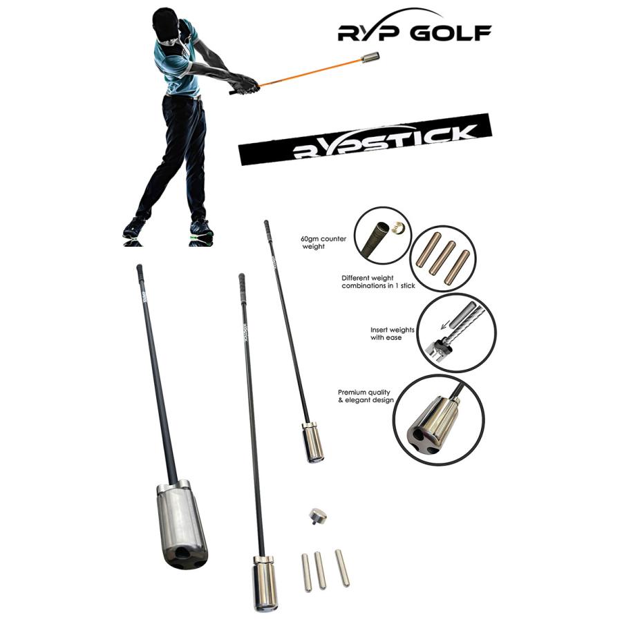 RYP Golf Rypstick スイング練習器 ブラック 約430g 45インチ RYP Golf Rypstick スイング練習器 ブラック 約430g 45インチ