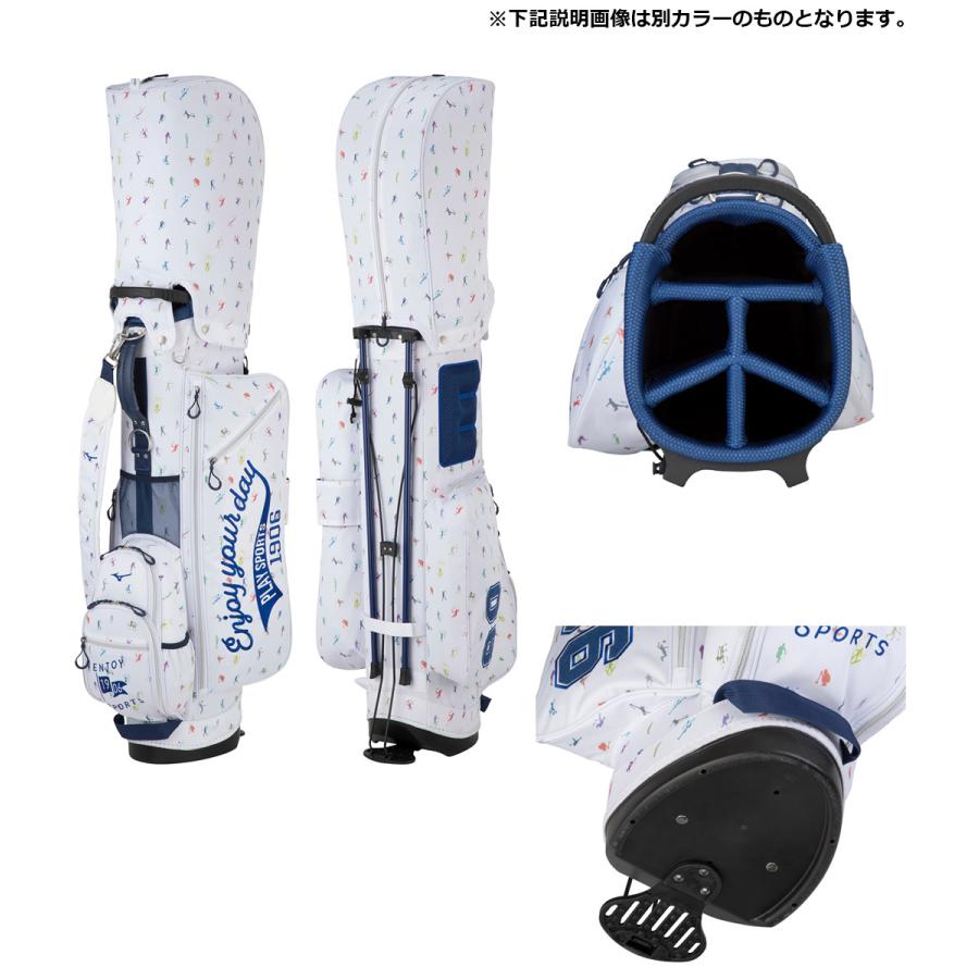 ナチュラルネイビー ミズノ Enjoy sports キャディバッグ 5LJC2235-14