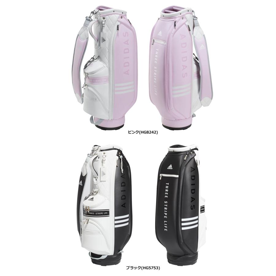 adidas アディダス スリーストライプ キャディバッグ 8.5型 adidas アディダス スリーストライプ キャディバッグ 8.5型
