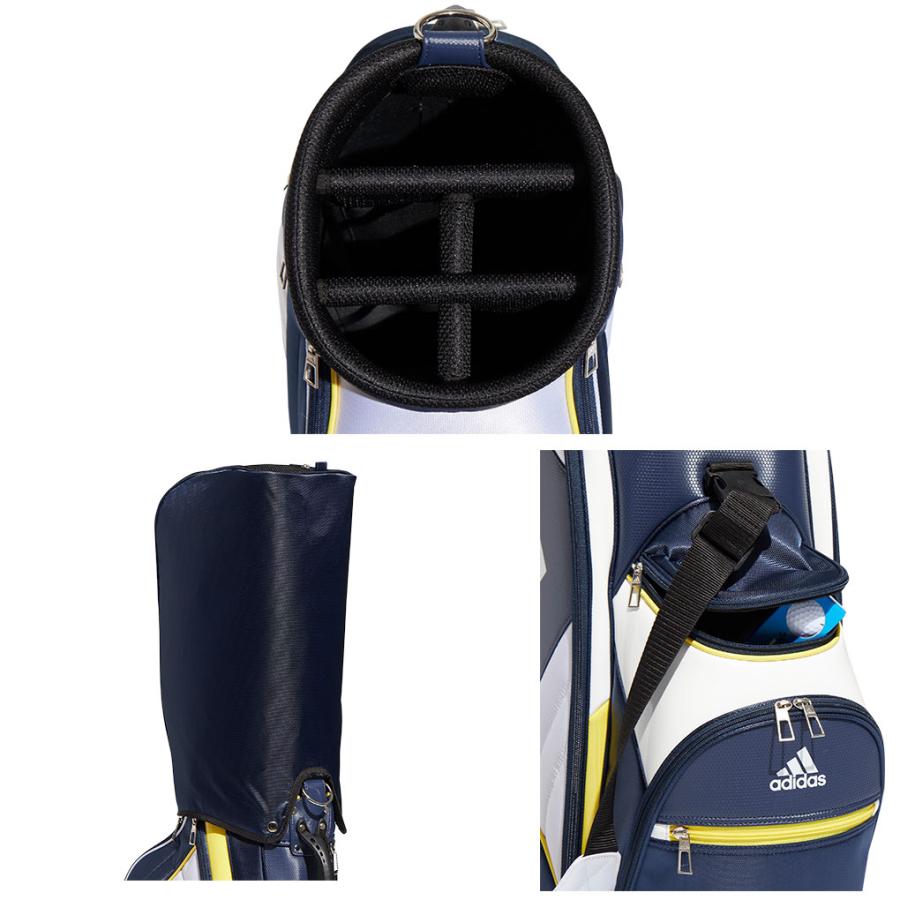 マルボンMalbon キャディバッグ ゴルフバッグ 3.9kg スタンド型バッグ adidas アディダス 軽量 マストハブ キャディバッグ 9型 MBF64