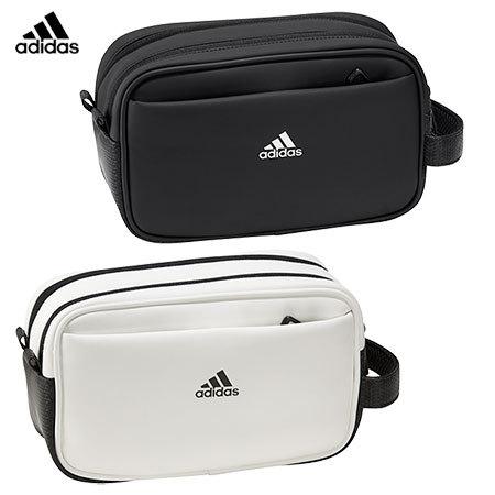 adidas（アディダス） スリーストライプ ツージップポーチ KO527