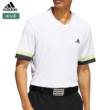 adidas（アディダス） HEAT .RDY カラーブロック 半袖スキッパーシャツ