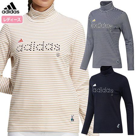 adidas（アディダス） PLAY GREEN マイクロボーダー 長袖モックネック