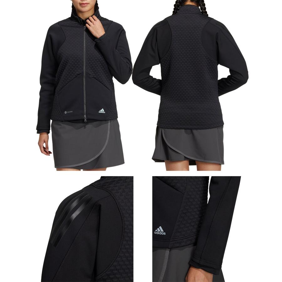 adidas（アディダス） COLD.RDY ファブリックミックス 長袖フルジップジャケット P9106 レディース adidas 2022 ...
