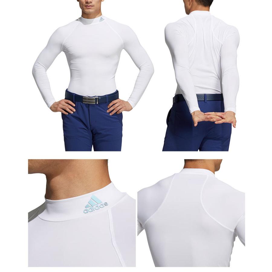 adidas（アディダス） ソリッド 長袖インナーモックネックシャツ HL212