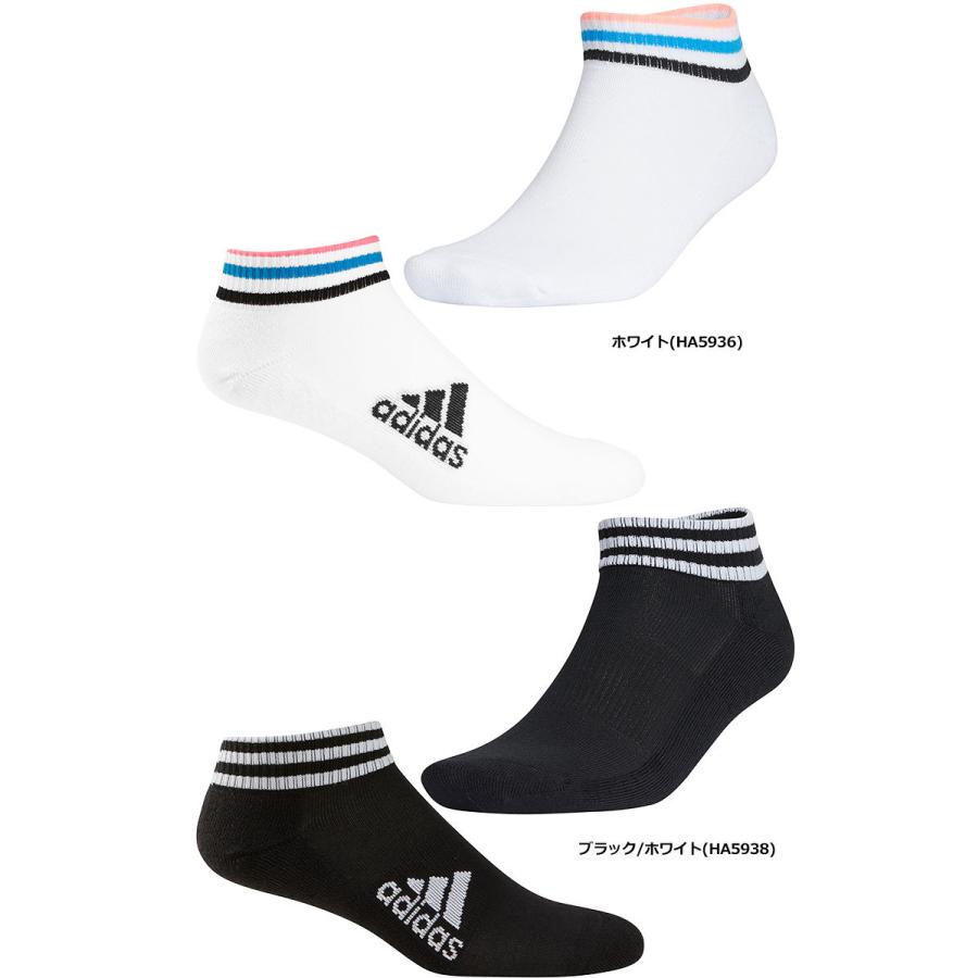 アディダス アンクル丈 スリーストライプ クッションソックス ZR537 レディース adidas 日本正規品 2022年モデル|JYPERS(ジーパーズ)|02