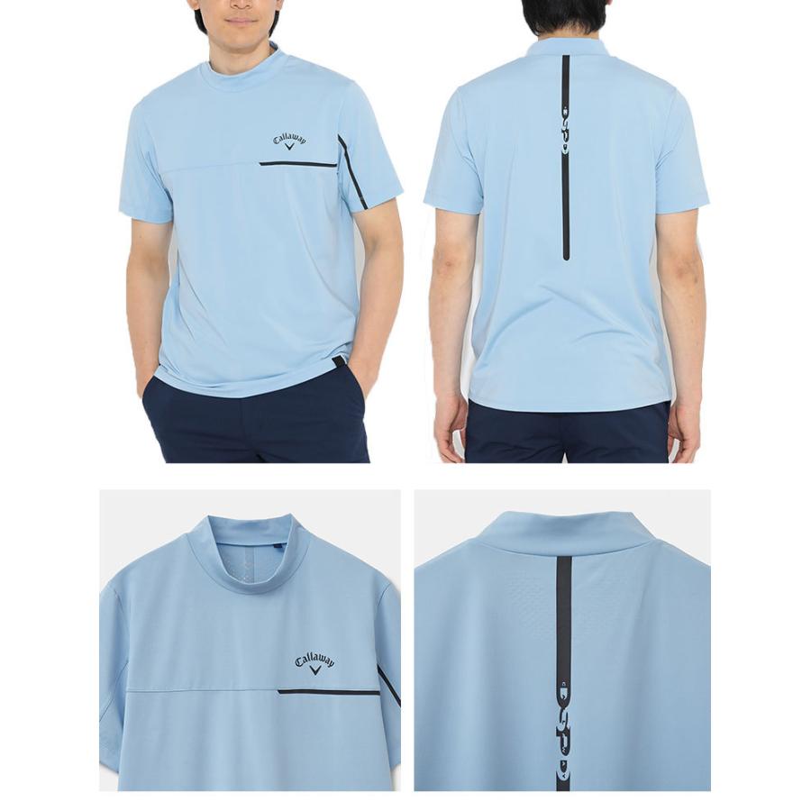 Callaway（キャロウェイ） ストレッチスチーム 半袖モックネックシャツ