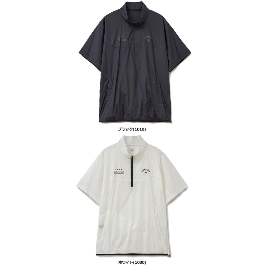 Callaway（キャロウェイ） ストレッチリップストップ半袖ハーフジップ