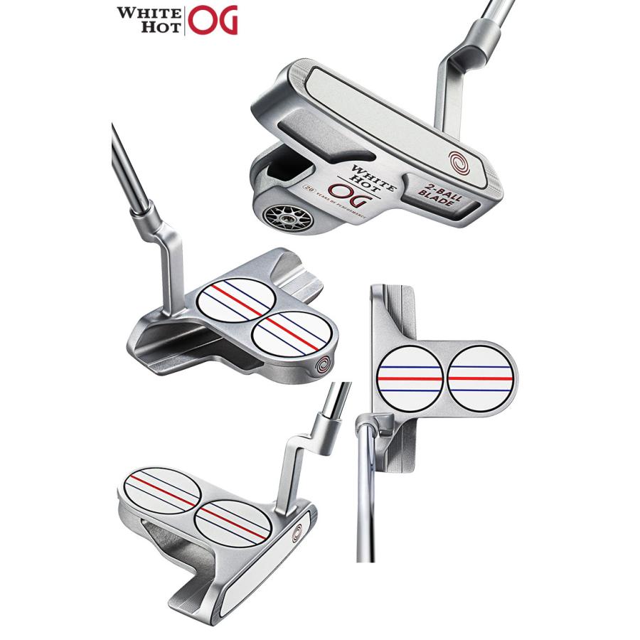 オデッセイ WHITE HOT OG 2-BALL BLADE パター スチールシャフト装着 ODYSSEY 日本正規品｜jypers｜02