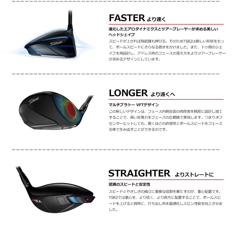 Titleist タイトリスト TSR2 ドライバー 460cc メンズ 右用 Titleist タイトリスト TSR2 ドライバー 460cc メンズ 右用
