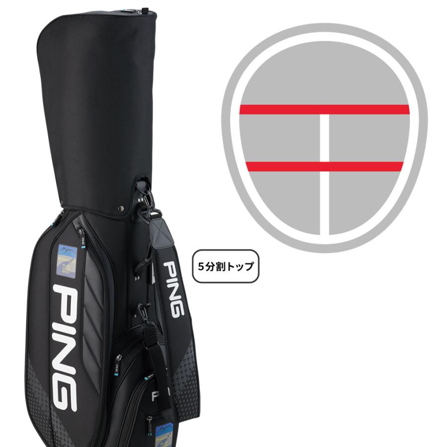 PING ピン CB-P2201 フラッグスタッフ キャディバッグ 9型 2022 PING ピン CB-P2201 フラッグスタッフ キャディバッグ 9型 2022