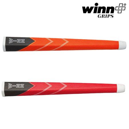 (未使用･未開封品)　winn(ウィン) ホワイトライン ゴルフグリップ パター用 78WL-GYRD グレー/レッド オーバーサイズ vf3p617 Winn Grip WHITE LINE ホワイトライン 78WL オーバーサイズ パター
