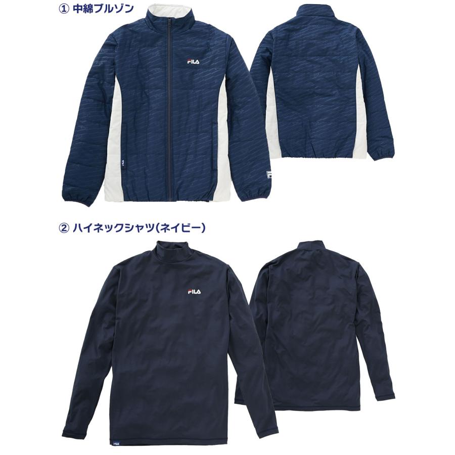 FILA（フィラ） FILA GOLF メンズ 2023新春ゴルフ福袋 ネイビー 8点