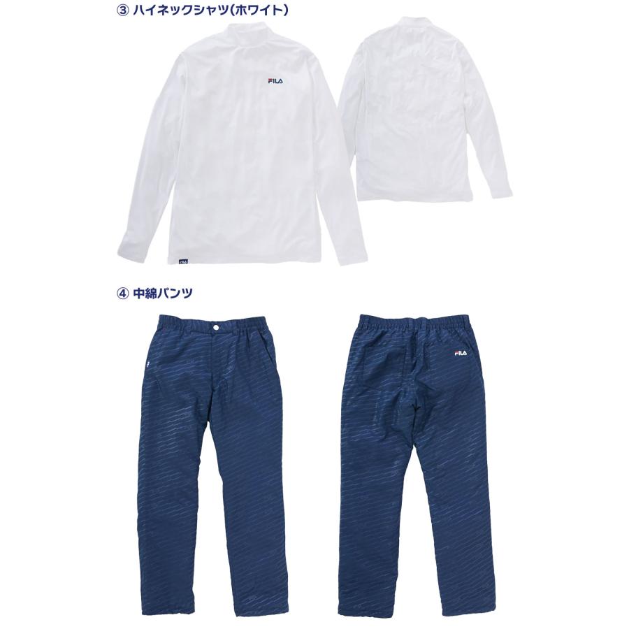 FILA（フィラ） FILA GOLF メンズ 2023新春ゴルフ福袋 ネイビー 8点