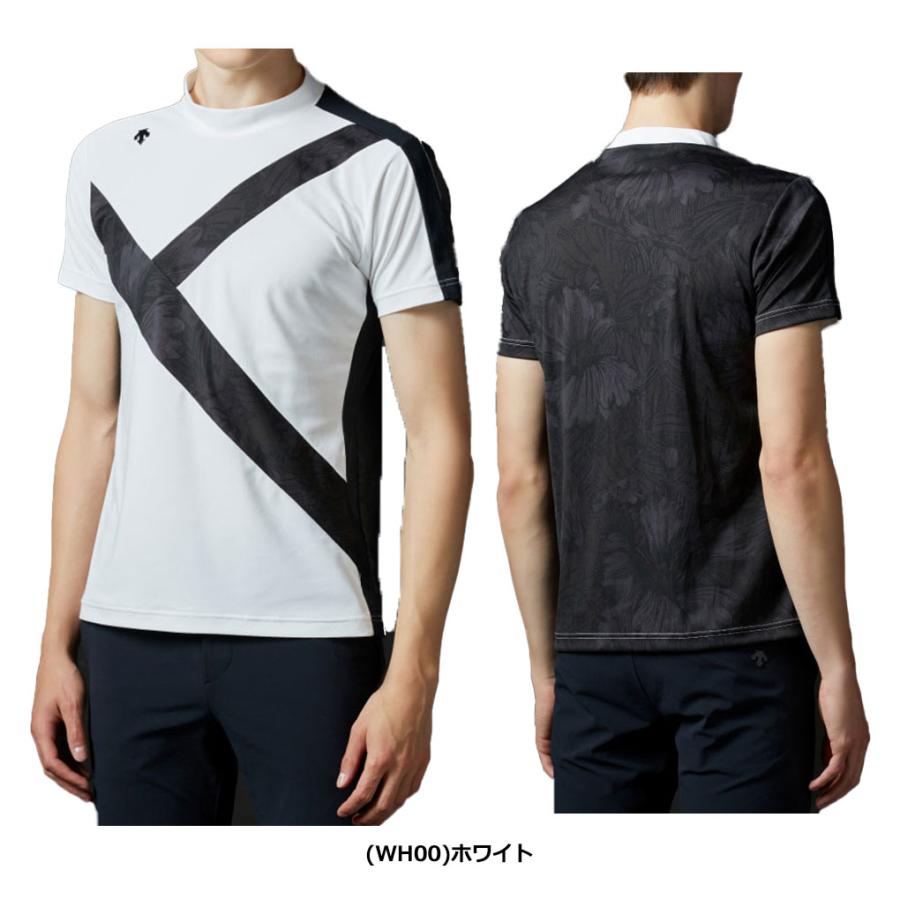 デサントゴルフ リバティプリントモックネックシャツ メンズ DGMUJA01