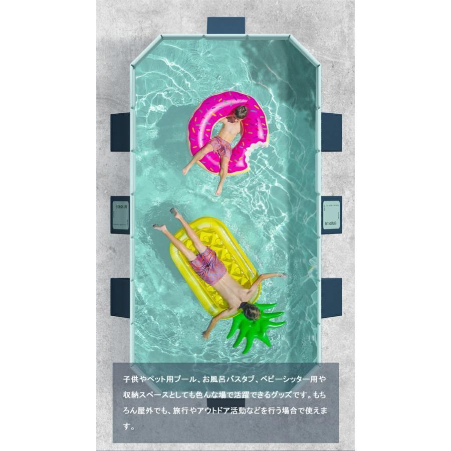折りたたみ式 空気入れ不要 キッズプール 子供用プール ビニールプール おうちプール 折り畳み プール ベビープール ボールプール ペット用プール 適用人数：1