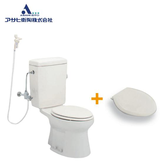簡易水洗便器 簡易水洗トイレ サンクリーン(手洗なし) 普通便座セット