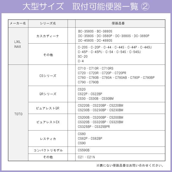 暖房便座 脱臭機能付き(大型サイズ) CF-21ALJ LIXIL INAX リクシル イナックス｜jyu-setsu｜06