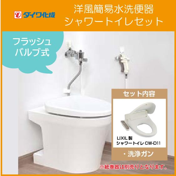 LIXIL（リクシル） 簡易水洗便器(タンクレス) バランス式開閉弁タイプ
