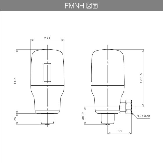自動水栓 センサー水栓 横水栓用(万能ホーム水栓用) 後付けタイプ FMNH ミナミサワ SuiSui スイスイ_4