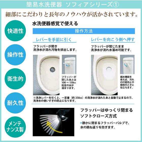 LIXIL 簡易水洗便器 簡易水洗トイレ クリーンフラッシュ LIXIL 簡易水洗便器 簡易水洗トイレ クリーンフラッシュ