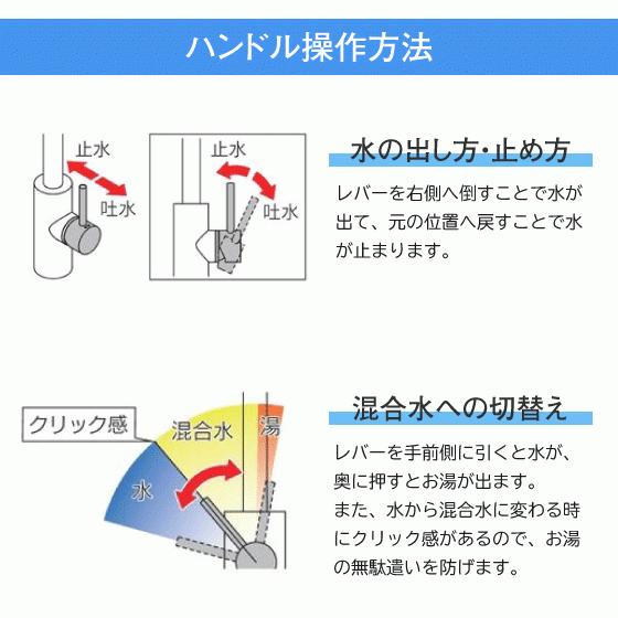 カクダイ シングルレバー混合栓 カラー：マットブラック 上面