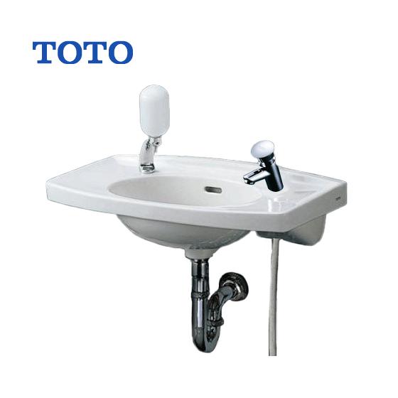 TOTO 壁掛洗面器 水石けん入れ付 セルフストップ水栓セット L270DM