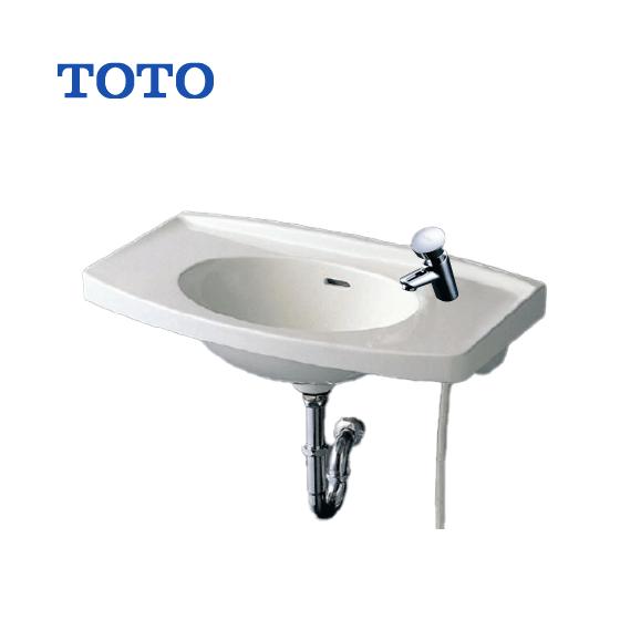 TOTO 壁掛洗面器 セルフストップ水栓セット L270D,TL19AR TOTO : 住設