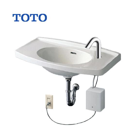 TOTO 壁掛洗面器 アクアオート 自動水栓(AC100Vタイプ)セット(壁