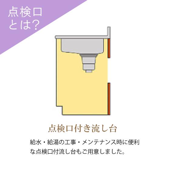 クリナップ 流し台(3段引出し) 点検口付き 120cm LAT-120MTL L4B クリナップ 流し台(3段引出し) 点検口付き 120cm LAT-120MTL L4B