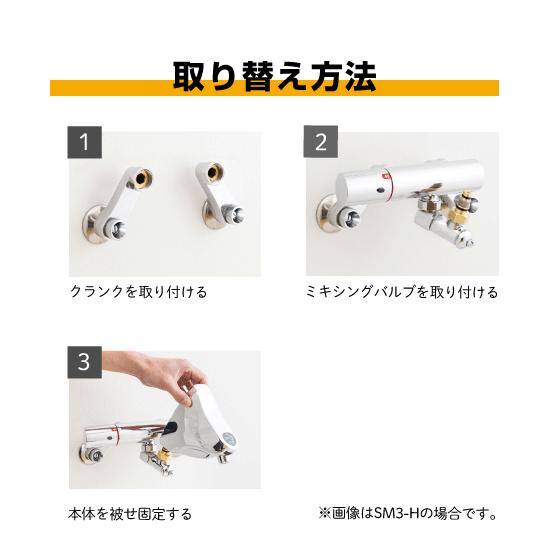 自動水栓 センサー水栓 混合栓用 壁付サーモスタット混合栓 SM3 自動水栓 センサー水栓 混合栓用 壁付サーモスタット混合栓 SM3