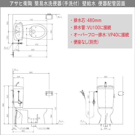 簡易水洗便器 簡易水洗トイレ サンクリーン(手洗付) 便座なし 簡易水洗便器 簡易水洗トイレ サンクリーン(手洗付) 便座なし