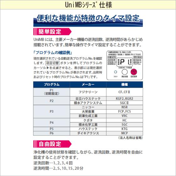 浄化槽 ブロワ(安永EP-60ENR 取替推奨品) UniMB60 ブロア フジクリーン