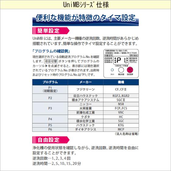 浄化槽　ブロワ(CFB70,MP-70W,MB-80WT,MB-80W,EL-80M,LAG-80,MP-70WY,EP-80EL,EP-80ER後継品)　UniMB80　ブロア　フジクリーン