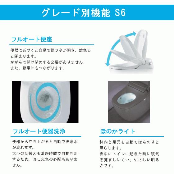 LIXIL 便器 サティスSタイプ 床上排水 ECO5 S6グレード LIXIL 便器 サティスSタイプ 床上排水 ECO5 S6グレード