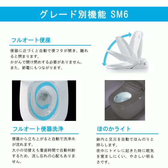 LIXIL 便器 サティスSタイプ 床上排水 155タイプ SM6グレード LIXIL 便器 サティスSタイプ 床上排水 155タイプ SM6グレード